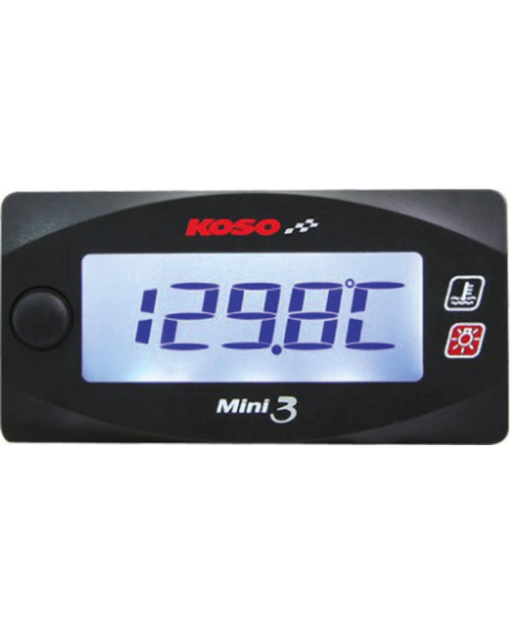 Thermomètre digital KOSO, rétro-éclairé, 2 capteurs inclus pour