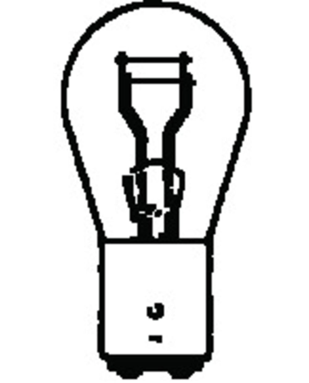 Ampoule de phare BA20D 6V 35/35W - pièce équipement