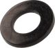 U6x12 washer polyamide (PA 66, nylon, black), 1mm thick