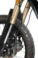 Steel Braided Brake Line T700, black, T-shaped, one-piece, from yoke to caliper, incl. banjo bolts, for Enduro- front fender 31092S/W, incl. certificate