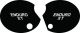 Jeu d'autocollants de caches latéraux 'Enduro XT' droit et gauche, noir (lettres blanches)