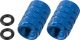 Tyre Valve Cap, aluminium blue anodized, , 1 pair