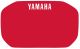 Autocollant pour plaque phare, rouge avec inscription YAMAHA en blanc, pour plaque-phares 29112RP, 29467RP, 29468RP