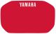 Autocollant pour plaque phare, rouge avec inscription YAMAHA en blanc, pour plaque-phares 29112RP, 29467RP, 29468RP
