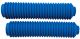 Soufflets de fourche, bleu, la paire (diam. 43mm en haut, 58-62mm en bas, long. Env. 350mm). Pour fourches conventionnelles