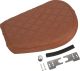 Mono selle KEDO, marron, assise avec motif carreaux, cousue main, complète