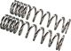 YSS Replacement/Tuning Spring for 370mm Rear Shocks, 1 pair, chrome, recommended for load/driver's weight 70-95kg (Vehicle Type Approval)