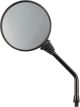 Mirror, left, black, M10x1.25 right-hand thread, e-approved, diameter mirror surface 115mm, replaces 5CH-F6280-00
