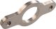 Butée de roulement axial entre le bras oscillant et le cadre, côté gauche, inox, protection du cadre contre les battements de chaîne. Livré avec vis