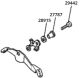 Plastic Washer for Choke Bushing Item 27787, OEM reference # 2J2-14962-00, PA white