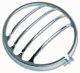 Paris-Dakar Headlight Ring with Guard,  chrome-plated, exclusively suitable for  TT500 headlight housing