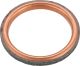 HD Headpipe Gasket, OEM reference # 3GD-14613-00, copper ring filled with composite material, 5mm thick, compressible for best sealing