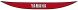 Autocollant de cul de selle, rouge/blanc/noir (refabrication)