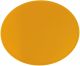 Start Number Plate Preston Petty, oval, yellow, dim. approx. 285x238mm, 1 piece