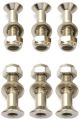M8 Screw Kit for Rear Sprocket mounting, 6 galvanized 10.9 countersunk head bolts incl. washers and nuts