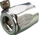 Oil Hose End Cap, silver, 1 piece (anodized aluminum, hexagonal design, suitable for oil hoses item 90144 and item 50253/50254)
