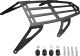 KEDO T7 Aluminium Rack ( Luggage Rack ), 4mm aluminium black coated, light and stable, for 1-person operation, for soft luggage up to 5Kg