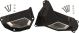 Polisport Engine Cover Protectors, left and right, 1 pair for alternator cover / clutch cover, black/silver, plastic