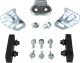 Seat Mounting kit, 13 pieces (all plates and screws for mounting the seat)