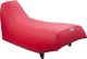 KEDO Seat Cover, red, grained surface + colour similar to original, OEM reference # 55W-24731-10 (similar to 'Chappy Red')