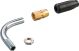 Small Parts Set for VM Carburettor (90° Pipe, Adjusting Screw, Dust Cover, Nut)