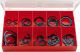 Assortiment de clips KEDO, 7 à 30mm, 10 tailles / 2 formes, 5 de chaque