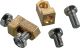 M5 Adaptateurs 90° pour poles de batterie, 6 pièces. Permet le branchement de la batterie par le haut