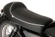 Selle KEDO 'Classic Racer', noire avec liseret blanc