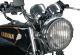 Grille de phare type Scrambler, époxy noir, pour phare d'origine de 175mm, kit de montage inclus
