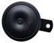Klaxon 12 V, 105 dB, noir, refabrication (incluant support noir pour fixation d'origine)
