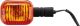 Replica Indicator, front/right or rear/left, 12V bulb 10W BA15S, screw connection as OEM, rigid indicator arm, 1 piece