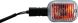 Indicator with Clear Lens, front/left or rear/right, 12V bulb 10W BA15S, screw connection as OEM, rigid indicator arm, 1 piece