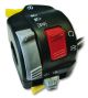 Commodo gauche 'All-In-One' avec pion de position, (connectique YAMAHA type 110 4/6-poles, compatible avec commande starter (Choke) art. 41232))