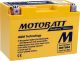 AGM Battery MOTOBATT 12V, maintenance-free filled, leak-proof due to AGM technology (glass fibre fleece), Type MBT9B4 / YT9BBS / CT9B4