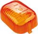 Indicator Lens, amber, 1 piece, for indicators item # 41215/41218