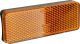 Catadioptre de fourche autocollant, pour pose sur fourreau, surface de pose concave, taille env. 85x31mm, pièce