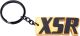 YAMAHA 'XSR' key ring, black metal ring and PVC material, perfect for every XSR rider or -fan, black/gold