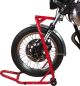 Lève moto, 5 adaptateurs inclus de diam. 13 à 18mm. Levage maxi 77cm