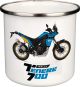 Nostalgic Mug ' T700 Rallye' 300ml, enamel with metal rim (hand wash recommended)