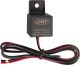 Flasher relay 12V, electronic, 2-pole connection, switching capacity 1-130W, red-></picture>battery,black->switch, frequency 85/min