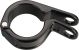 Clamp for Front Fork Inner Tube, black, for 35mm inner tube, 1 piece, for e.g. indicator mounting with 10mm hole
