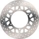 Brembo Oro Brake Disc, front right, rigid, 5mm thick, stainless steel (Vehicle Type Approval for model RH05)
