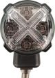 KOSO LED Taillight GT-02, clear lens,  M8 mounting, 45° swivelling, dim. approx. 68x51x58mm