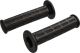 Rubber Grip 'Road', black, diameter 22/25mm, length 134mm, closed ends, 1 pair, prepared for safety wire