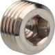 Cover Cap/Plug for Brake Block Sliding Pins, M10x1.0 fine thread, 6mm thick, stainless steel, 1 piece