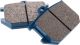 Brembo Brake Pads, front left/front right, carbon-ceramic road brake pads (organic compound similar to OEM), 1 pair, with Vehicle Type Approval