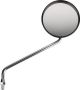 Mirror RH, black, diameter approx. 105mm, mirror arm approx. 145mm (OEM)