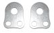 Supports clignotant 'Midi' (la paire, inox) pour clignos d'origine (avec bras souples) ou clignos avec diam. axe maxi de 12mm