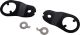 Paire de supports de clignotants arrières, refabrication, noir, nr. réf. OEM 1E6-83369-00 + 1E6-83368-00