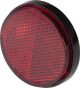 Catadioptre rouge rond, support noir, diam. 55/59mm, pièce, pas de 5mm, homologué, Nr. réf. OEM 449-85131-01